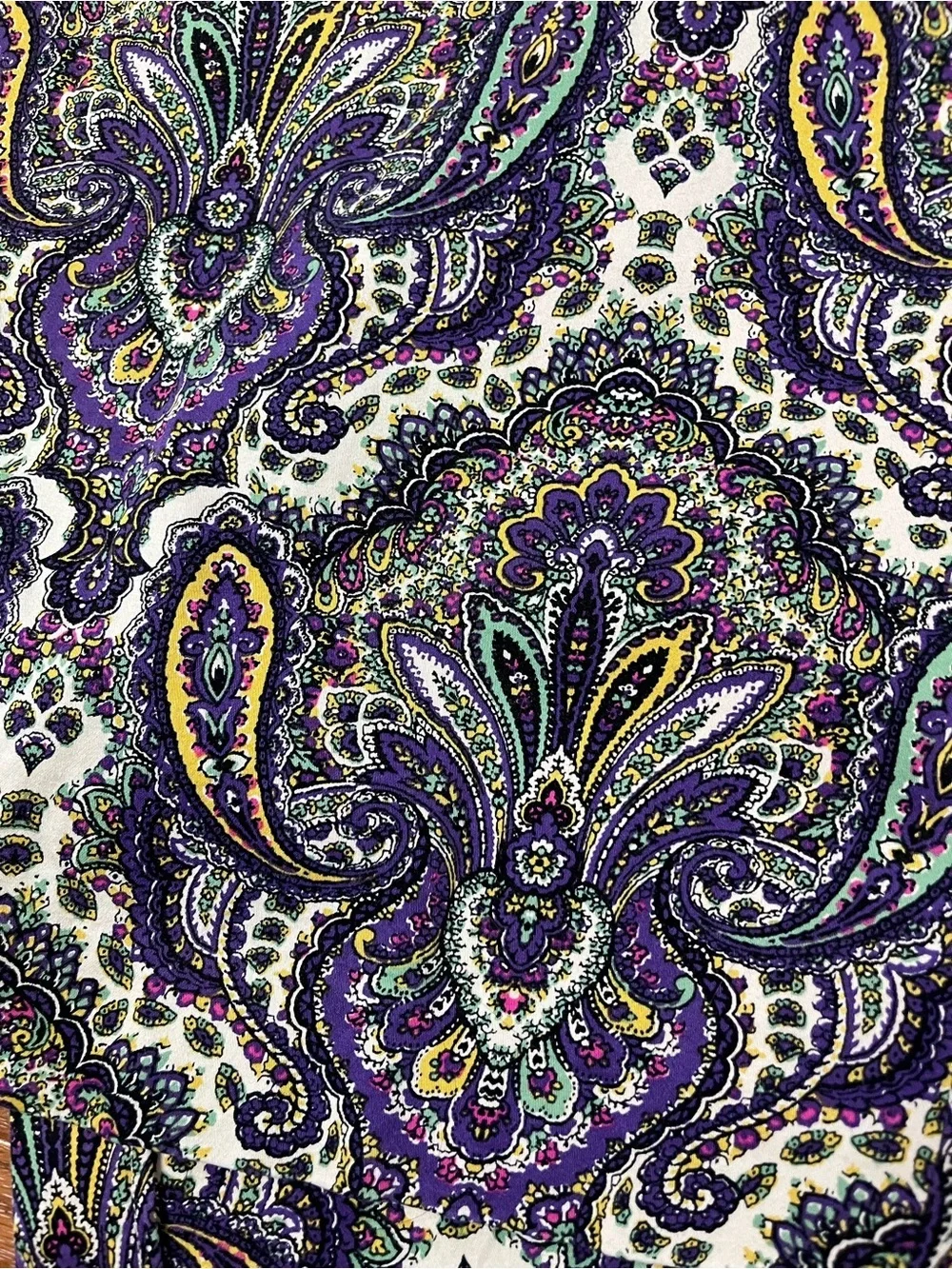 J.Crew Pencil Skirt Women’s Sz 4 Multicolor Paisley Print Classic Bohemian
